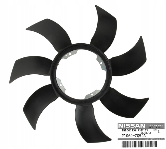 фото №1, Nissan titan armada pathfinder r51 5.6 b вентилятор колесо вентилятор вязкостная муфта