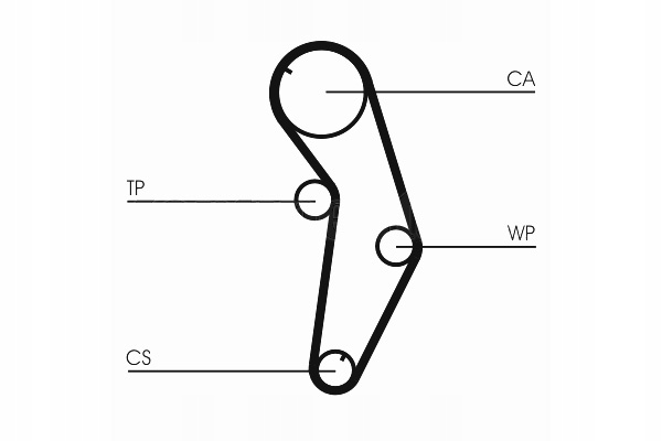 фото №2, Ремінь розподільного валу mitsubishi galant vii space space runner 1.8