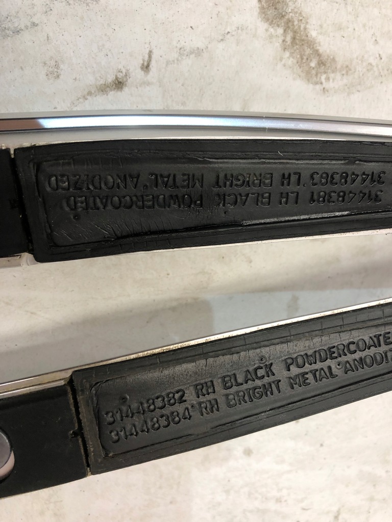 фото №13, Volvo xc40 рейлинг крышный правый левый рейлинги комплект 18- хром