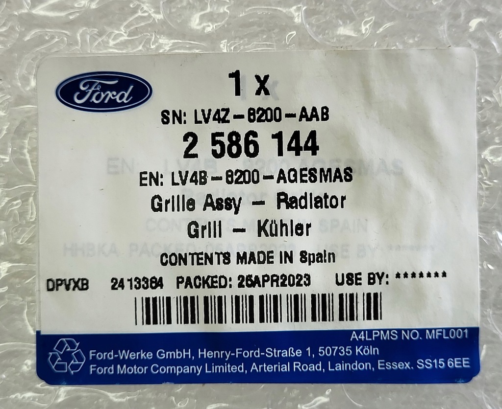 фото №13, Решітка радіатора решітка радіатора перед камера ford kuga escape 2020r