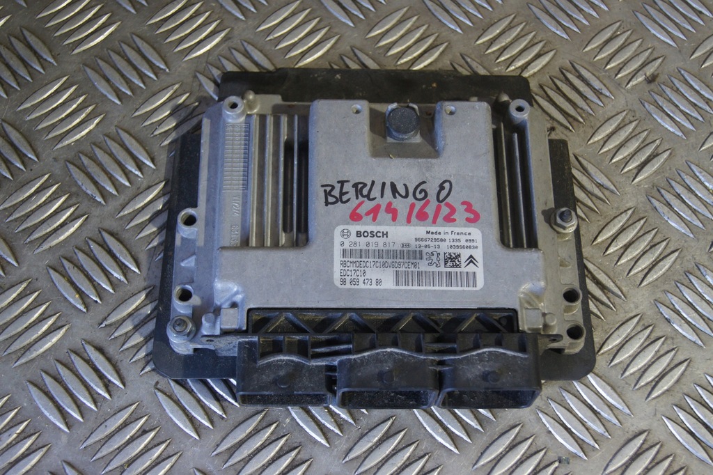 фото №1, Блок керування двигуна 1.6 hdi peugeot citroen