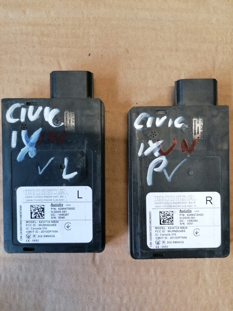 фото №2, Honda civic ix радар ассистент мертвого pola правый