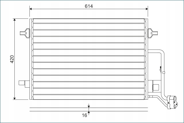 фото №2, Valeo mx 817679 конденсатор, кондиционер