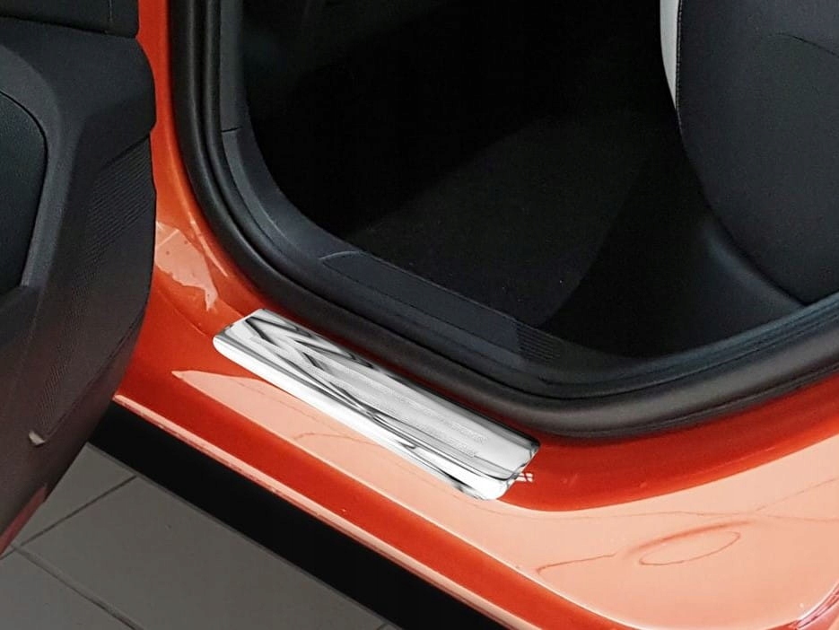 фото №4, Накладки порогові vw t-roc 2017+ блиск