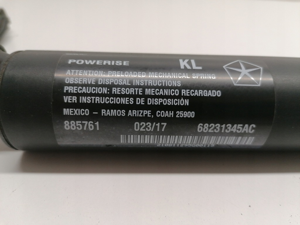 фото №5, Jeep cherokee kl привід задній кришки оригінал 68231345ac