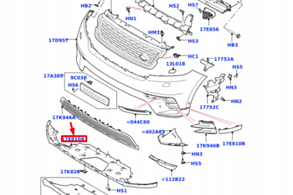фото №9, Land rover range rover velar l560 нижняя защита бампера передний nowa or