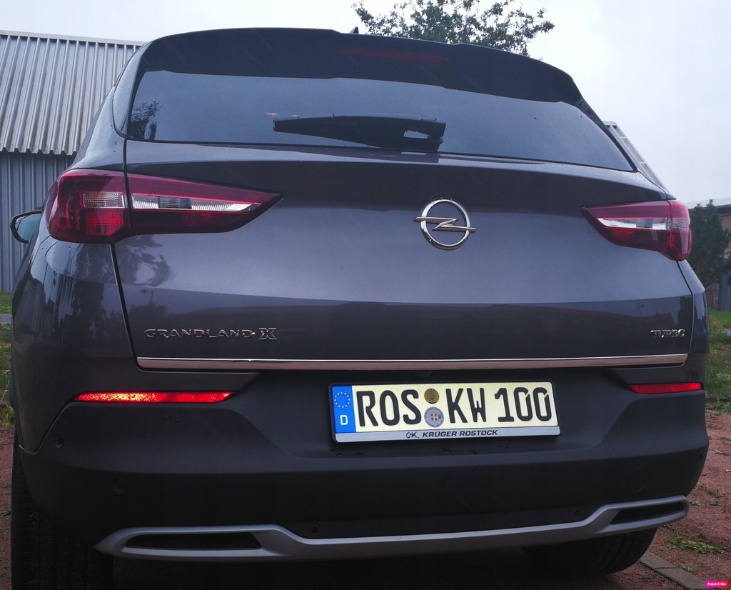 фото №16, Opel grandland 2017- молдинг хром хромована кришка багажника