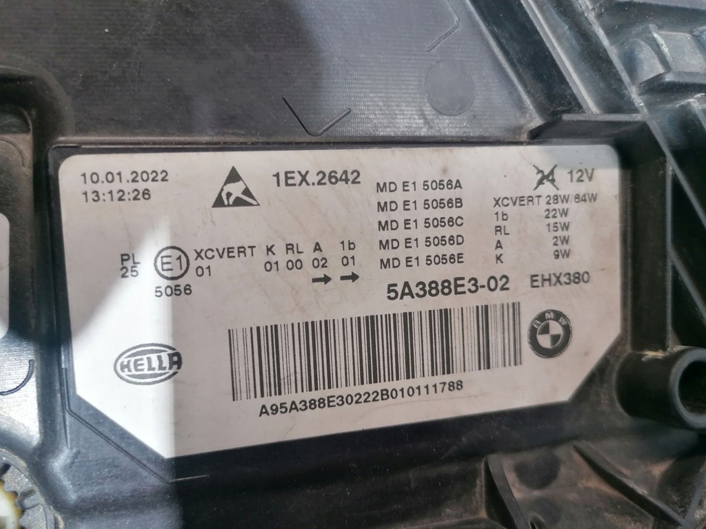 фото №14, Bmw 5 g30 g31 f90 lci lift лампа перед левая led shadowline 5a388e3