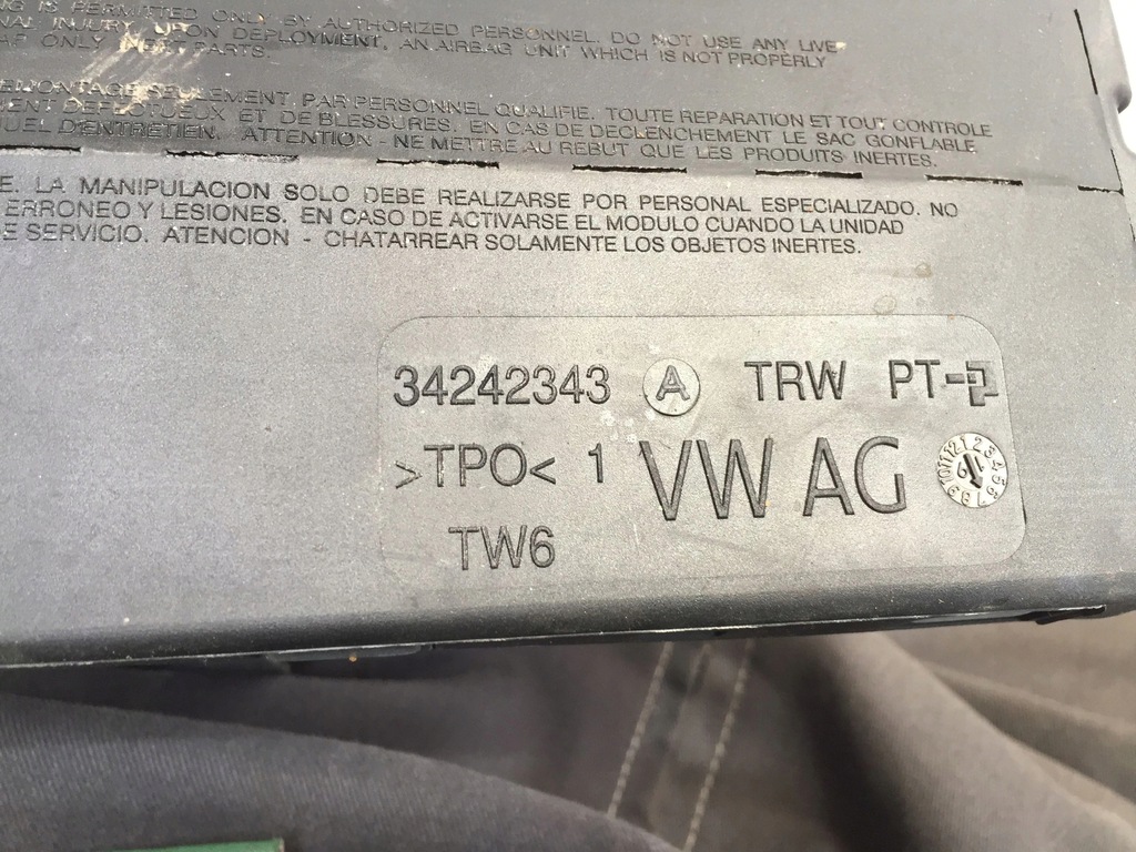 фото №11, Seat tarraco 20r подушки безпеки повітряні подушка безпеки датчик