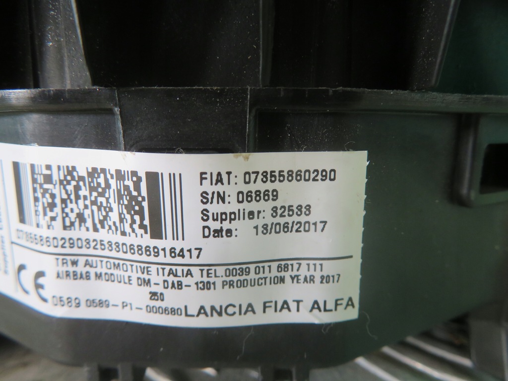 фото №10, Подушка повітряна подушка безпеки водія peugeot boxer 17r lift