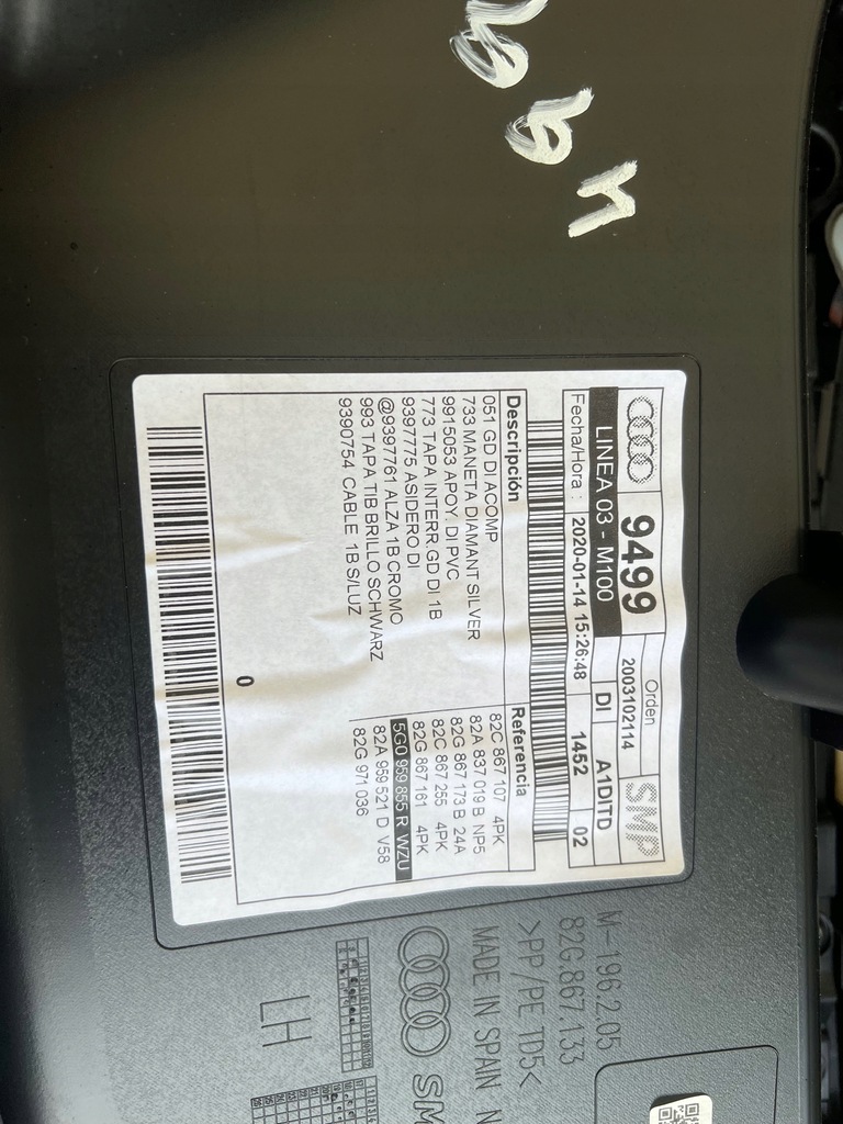 фото №4, Обшивка оббивка двері перед ліва права a1 82a