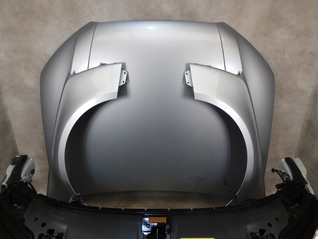 фото №9, Audi a8 d4 4h lift kompletny перед бампер лампы капот pas серебристый matrix