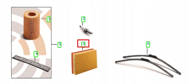 Фільтр повітря двигуна bmw 3 touring e91 13717599285 7599285 оригінальний Зі Шроту