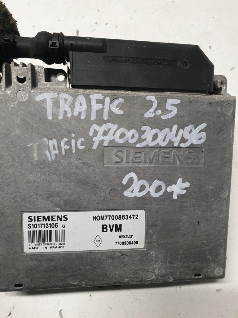 фото №3, Блок управления двигателя renault trafic 7700300496