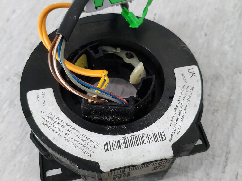 фото №1, Стрічка подушка безпеки opel meriva a 315625731 1.7 cdti