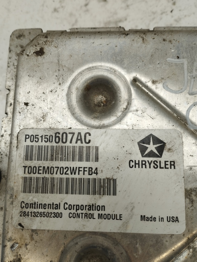 фото №13, Jeep compass блок управления бортовой компьютер двигателя p05150607ac