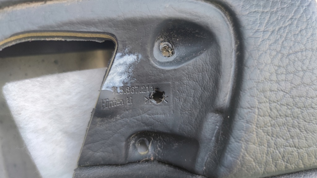 фото №6, Обшивка дверь левый задняя porsche cayenne 7l5867211