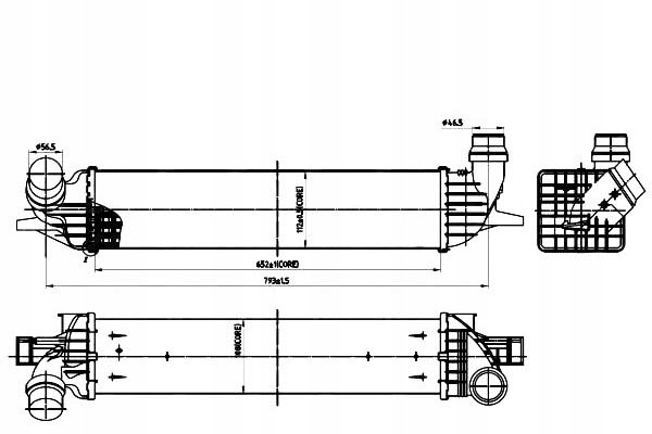 Інтеркулер renault laguna 07- Доставка