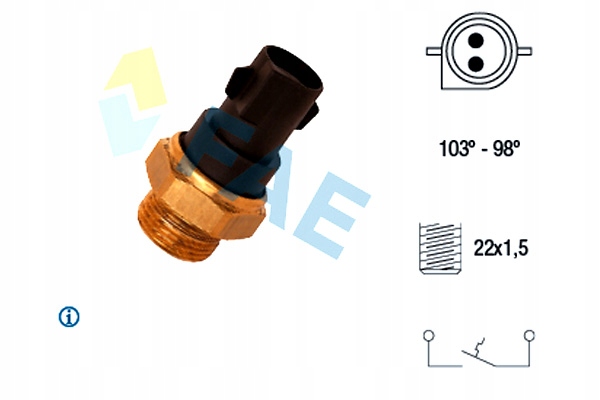 фото №2, Термовимикач вентилятора радіатора ford escort iv escort v escort