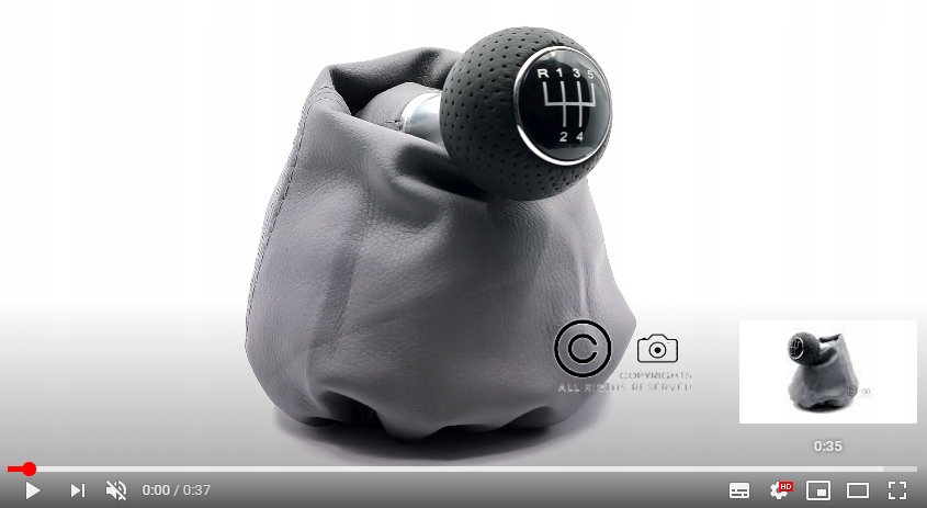 фото №11, Ручка переключения передач чехол vw golf i 1974-1984