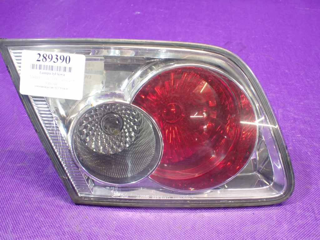фото №1, Mazda 6 i gg gy 5d лампа задняя левая крышки 22661971