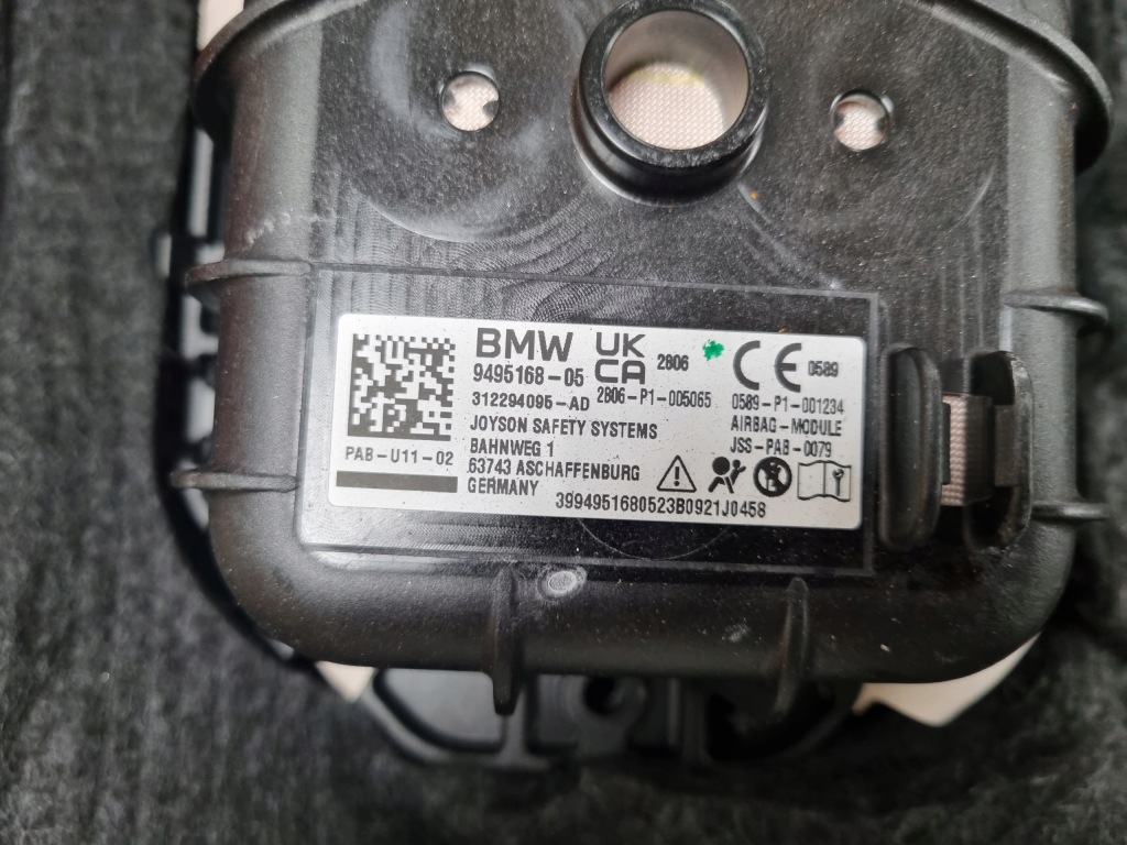 фото №12, Bmw x1 u11 панель приладів консоль оригінал подушка безпеки подушка водій пасажир