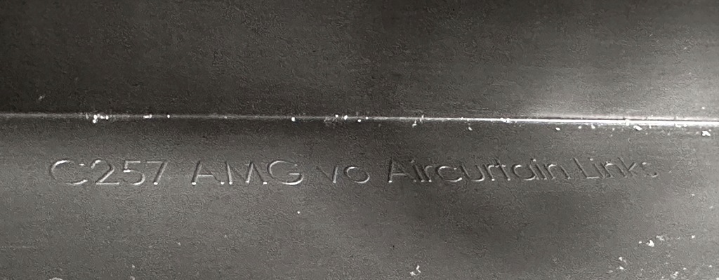 фото №9, Молдинг спойлер левый - mercedes c257 a257 cls - amg aso