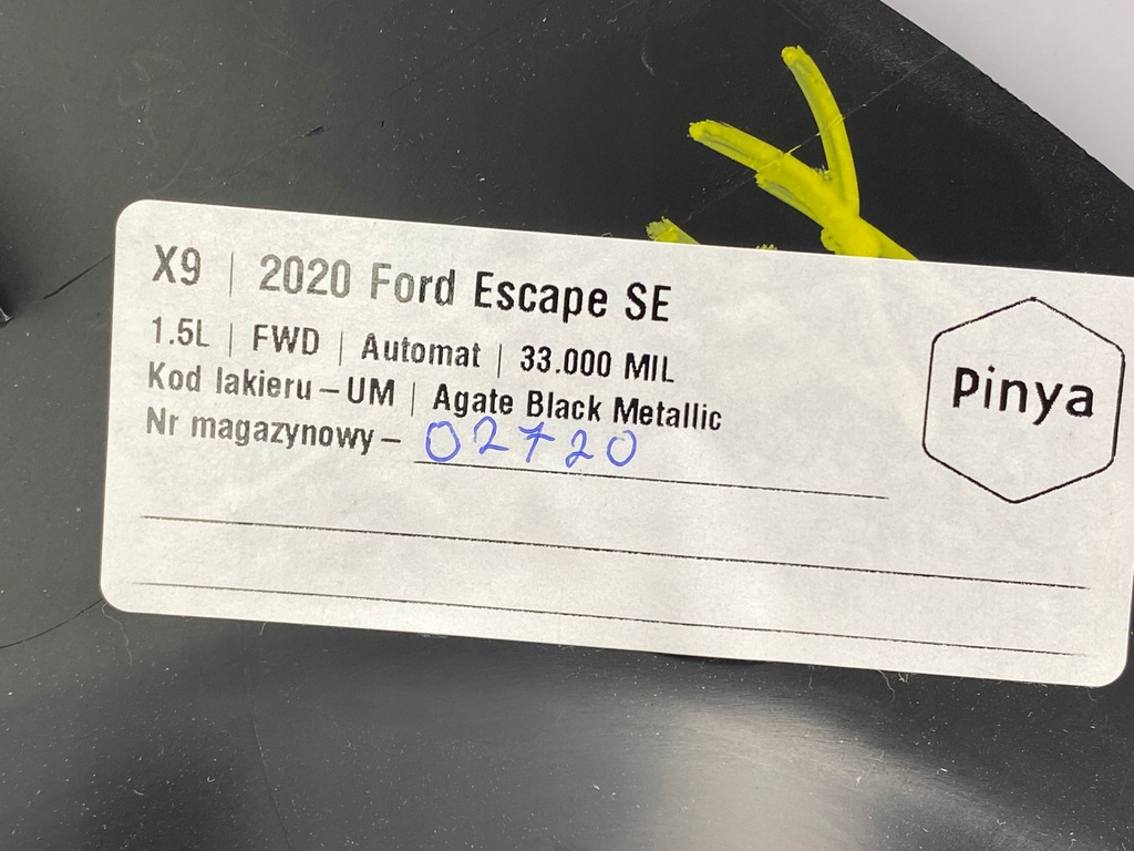 фото №6, Молдинг поріг поріг ford kuga mk3 2020+ escape usa