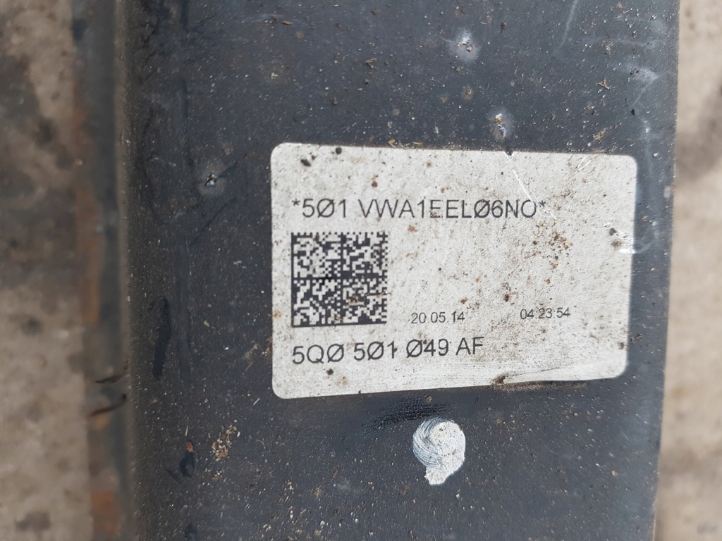 фото №6, Vw golf 7 vii sportsvan 14-20r балка подвеска задняя