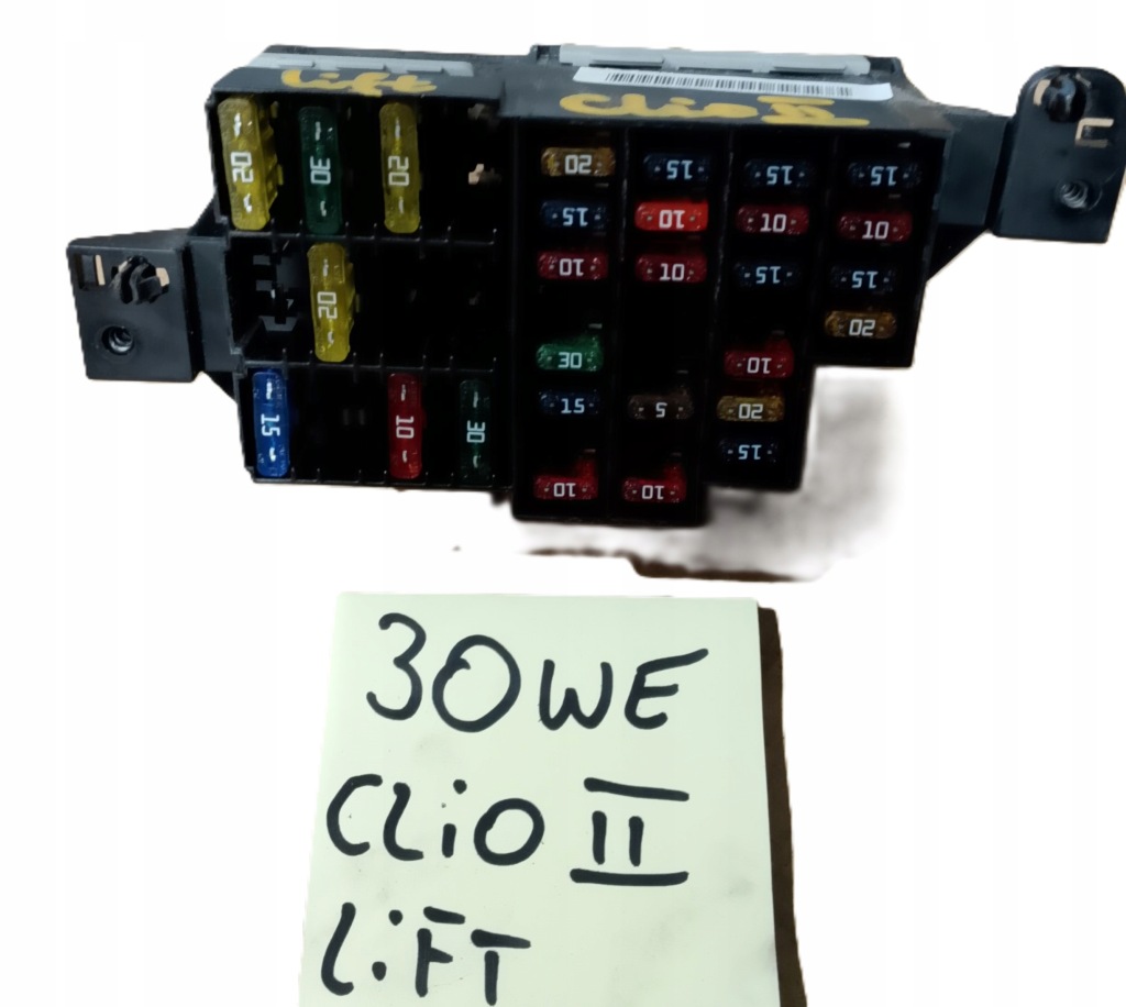 Купити Renault clio ii коробка запобіжників рестайлінг  модуль 30we 7703297597
