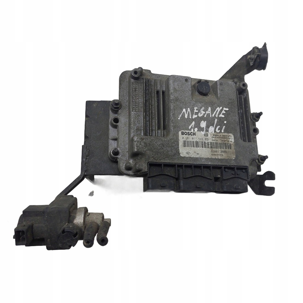 фото №1, Бортовой компьютер блок управления двигателя renault 1.9dci scenic ii megane ii оригинальный номер eu