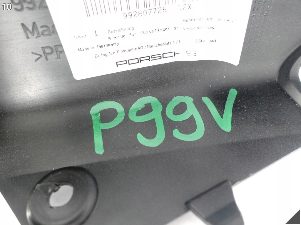 фото №11, Porsche 911 992 turbo s 20- спойлер молдинг w бампер накладка перед