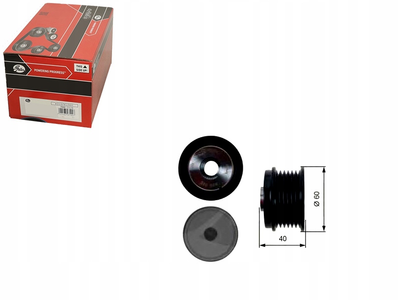 фото №1, Шків генератора volvo c30 s40 ii v50 ford