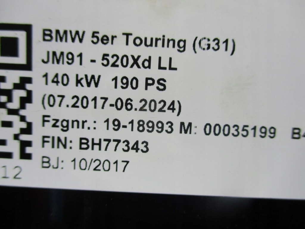 фото №15, Бампер bmw 5 g30 g31 6x pdc камера pod радар