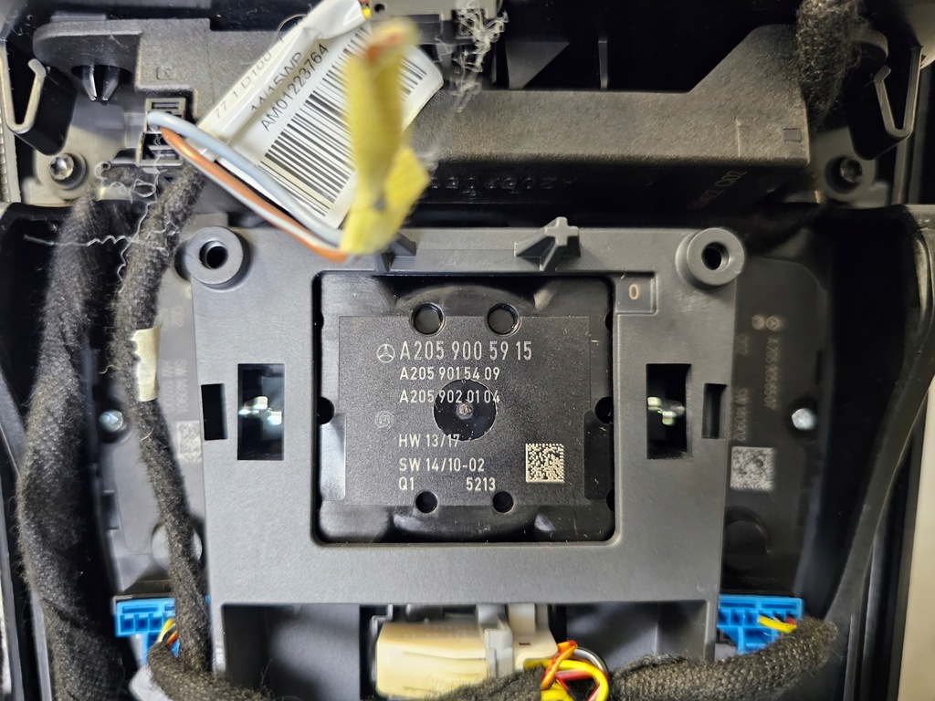 фото №15, Dekor тунель панель середній керування перемикач консолі mercedes w205