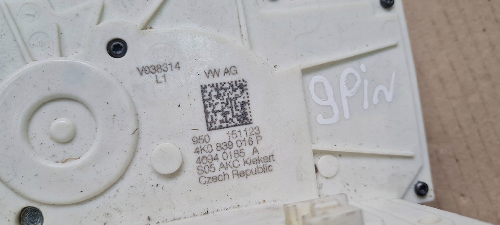 фото №11, Sq8 4m rsq8 q8 замок двері правий задня 9 pin 24r 4k0839016p a6 c8 a7