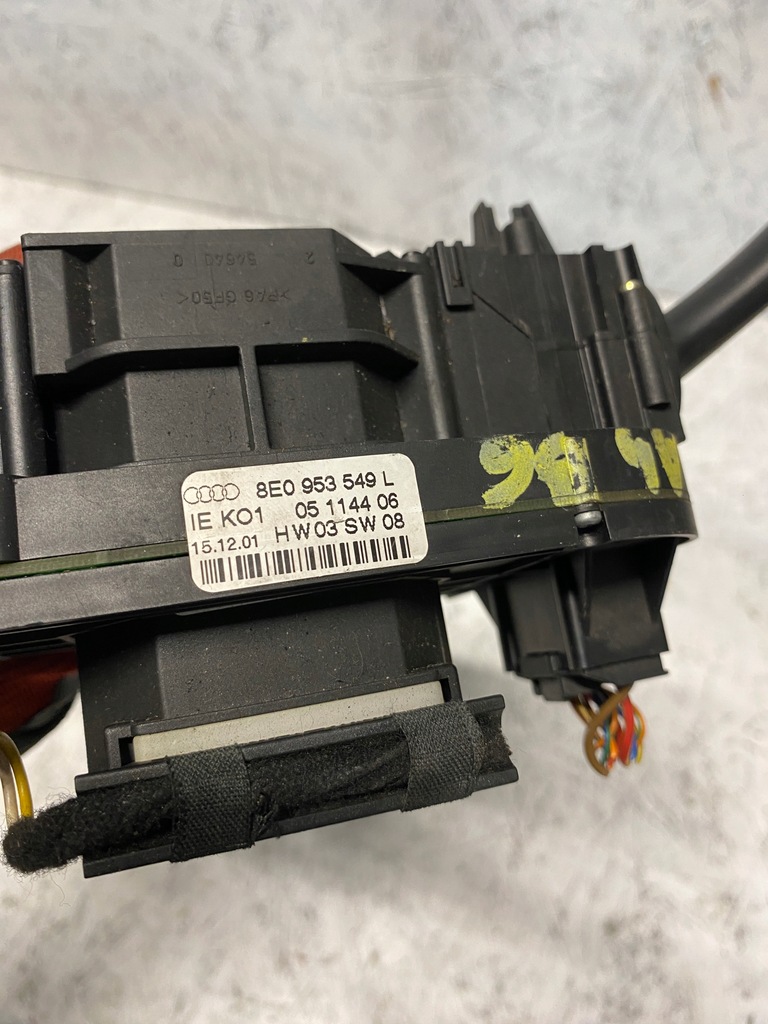 фото №7, Подрулевой переключатель переключатель комбинированный круиз-контроль 8e0953549l audi a4 b6 00-