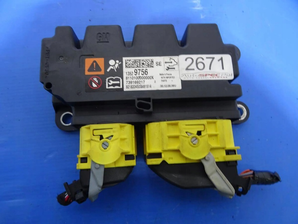 фото №1, Модуль датчик подушка безопасности opel astra k 13529756