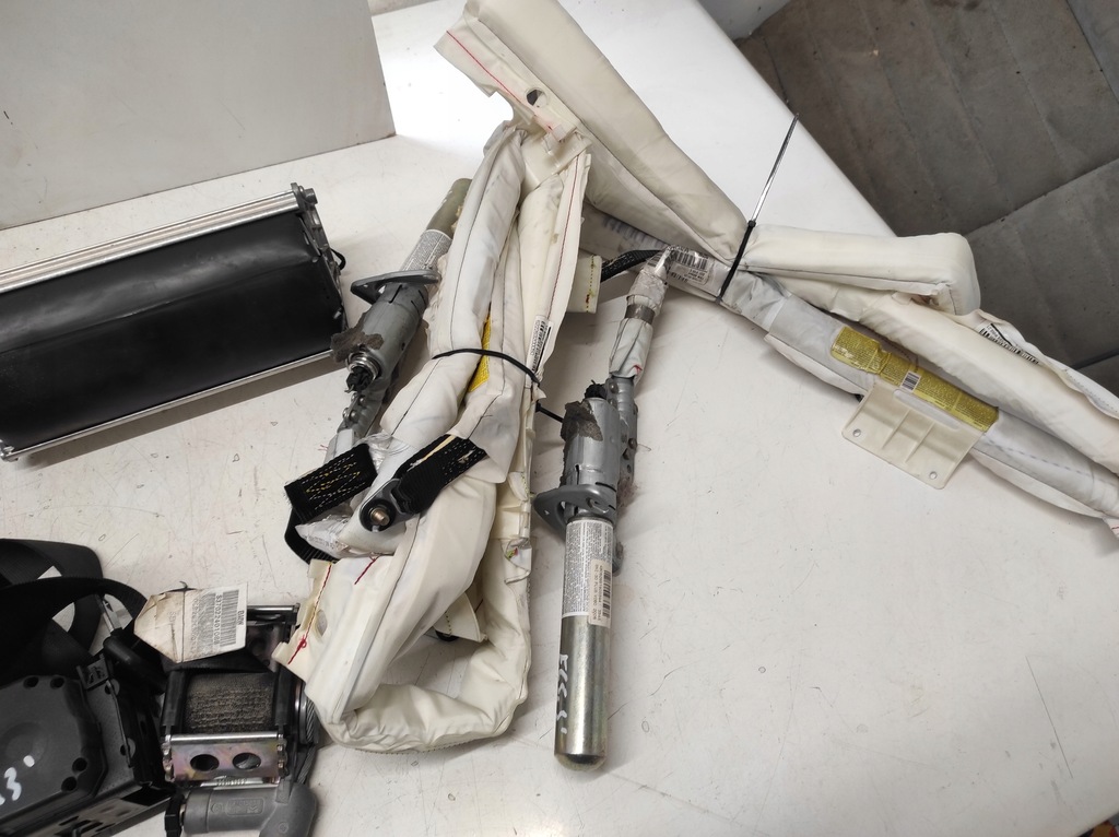 фото №13, Bmw 7 e65 lift 05- подушки безпеки ремені шторки безпеки модулі uk