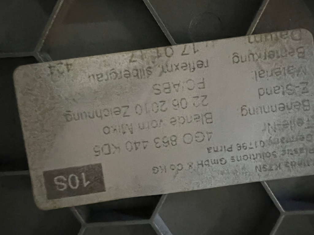 фото №8, Audi a6 a7 rs6 rs7 c7 защита бардачка пепельница 40863273a 4g0863440 kd5