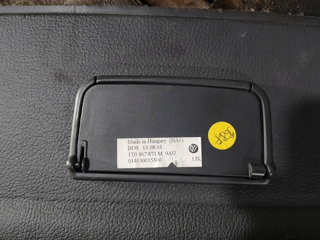 фото №6, Шторка багажника vw touran i 1t0867871m