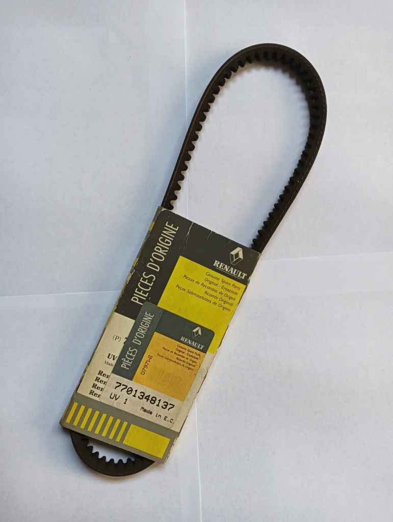 фото №1, Ремінь клиновий renault оригінал 7701348137 avx10x666 10a0665c 62