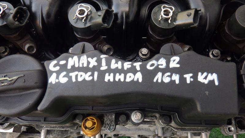 фото №10, Двигатель двигатель 164 tys. km ford c-max mk1 1.6 tdci hhda 7m5q60076b