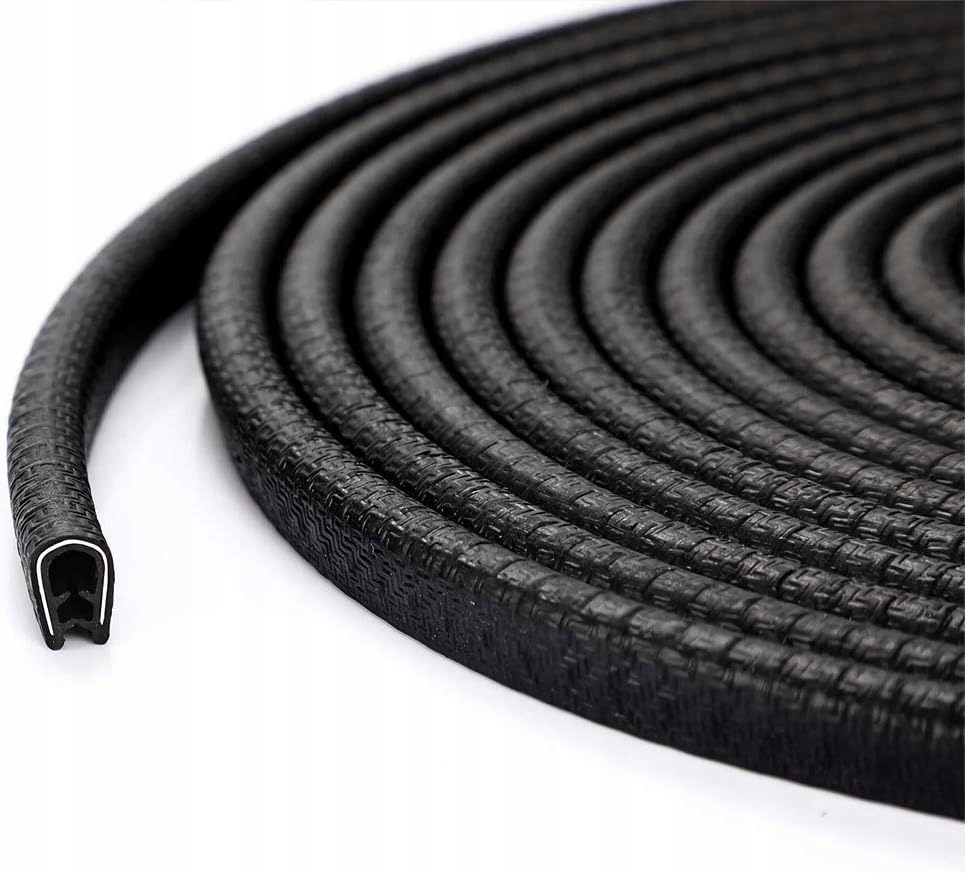 фото №12, Прокладка дверь резиновый zbrojona универсальная защита край краевая 5m