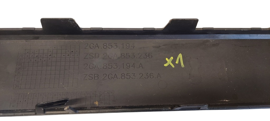 фото №9, Vw t-roc r-line lift молдинг бампера перед передня 2ga853194