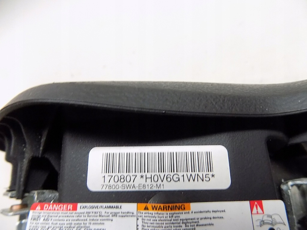 фото №10, Honda crv iii 07r подушка безпеки подушка водія 77800-swa-e812-m1