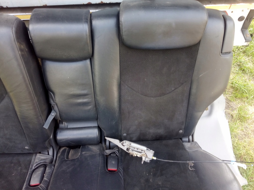 фото №6, Toyota rav4 iii 10-12 lift заднє сидіння задня шкіра alcantara