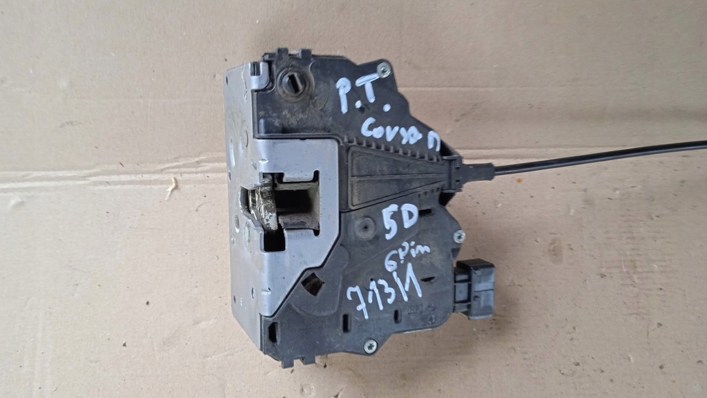 фото №2, Opel corsa d замок двері задня правий 6pin