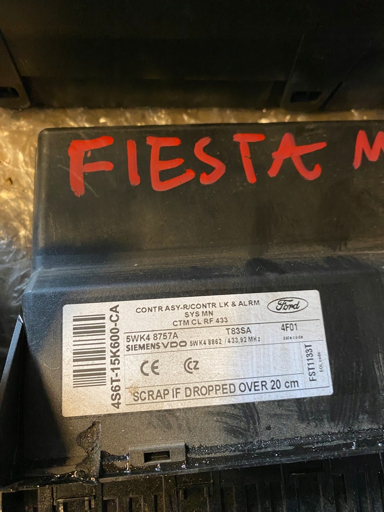 фото №4, Ford fiesta mk6 1.4 набір стартовий 4s61-12a650mb