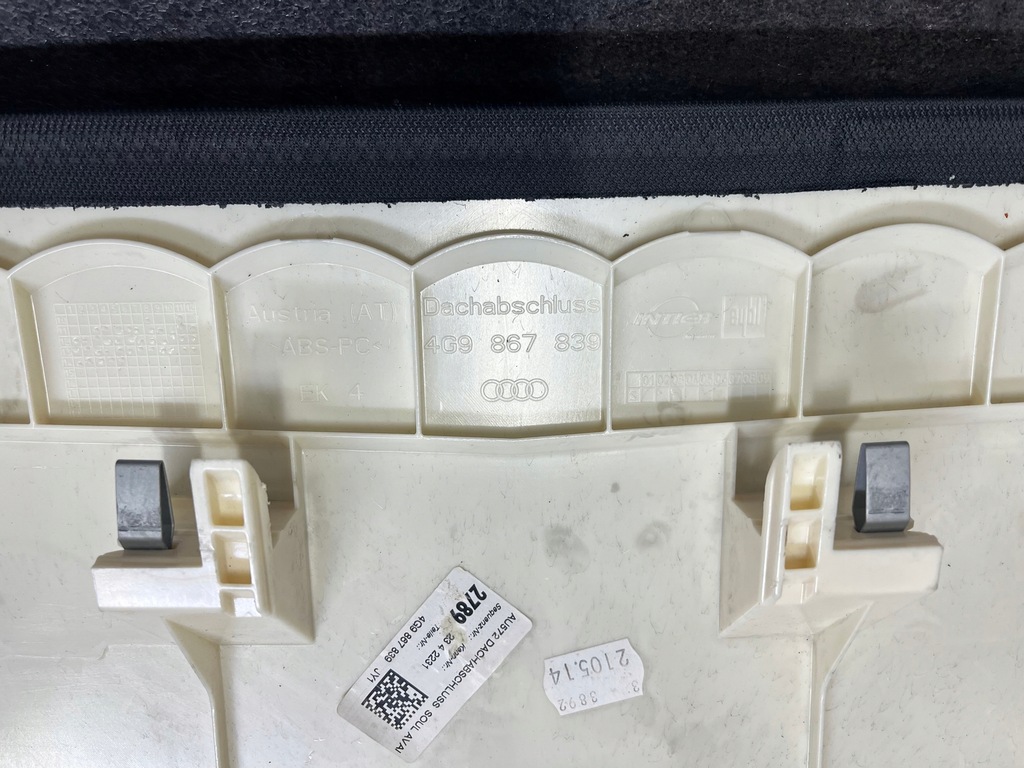 фото №16, Потолок стойки комплект audi a6 c7 avant kombi s-line czarna 4g9867506